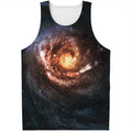 Milky Way Universe Print Men's Tank Top