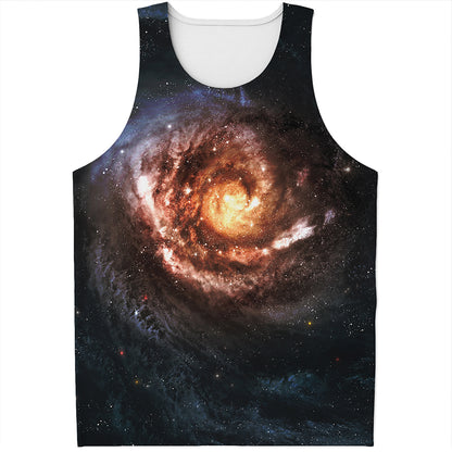 Milky Way Universe Print Men's Tank Top