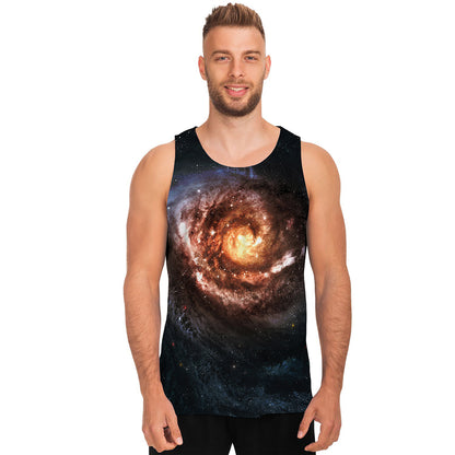 Milky Way Universe Print Men's Tank Top