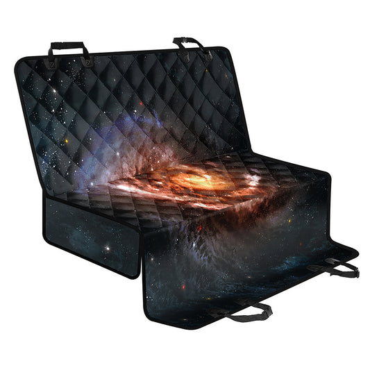 Milky Way Universe Print Pet Car Back Seat Cover