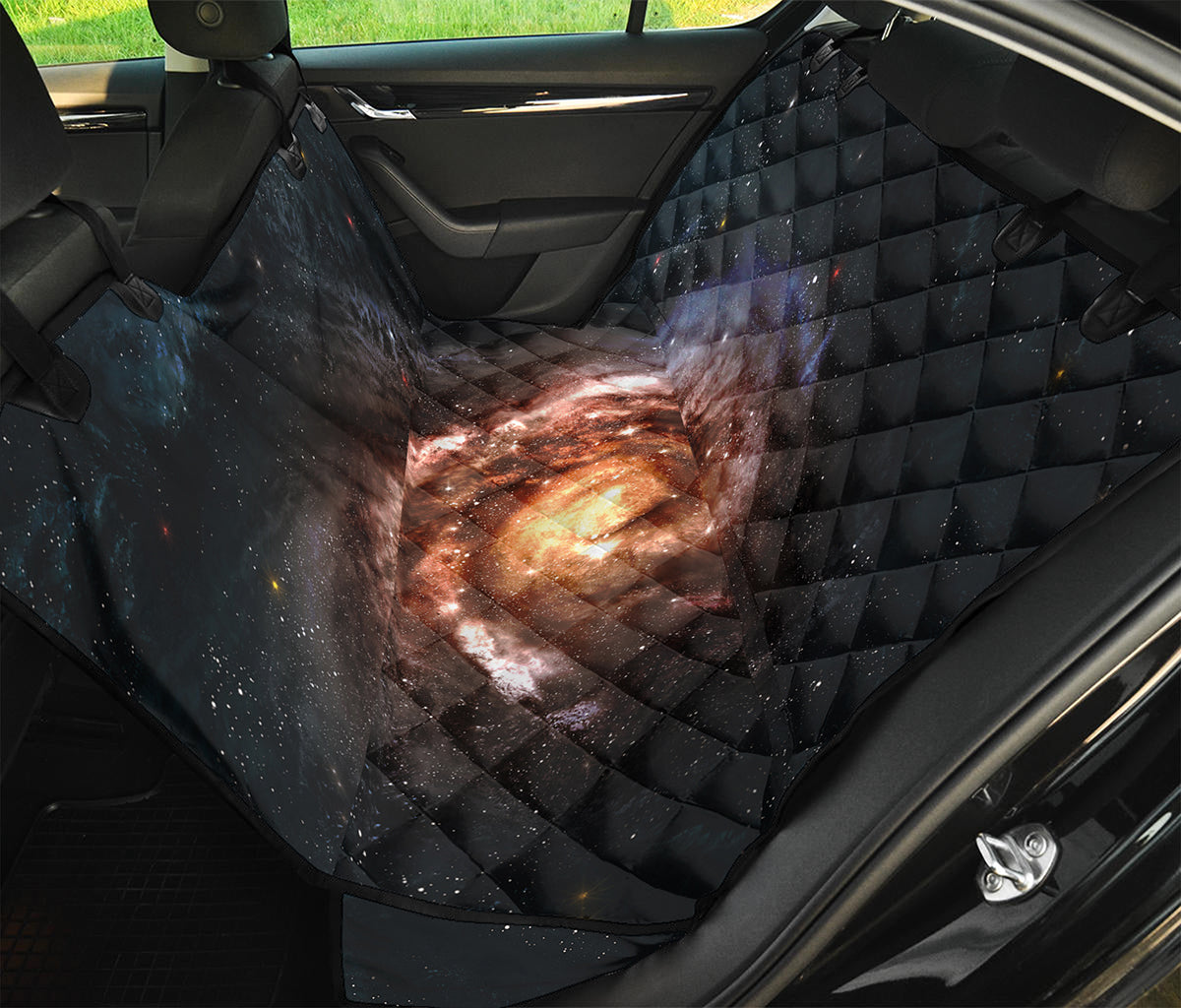 Milky Way Universe Print Pet Car Back Seat Cover