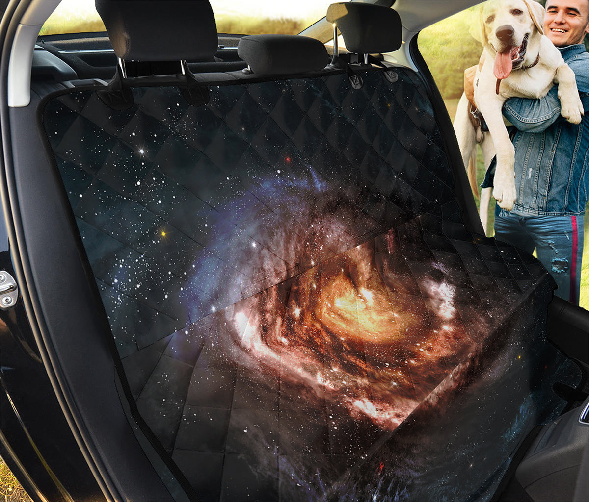 Milky Way Universe Print Pet Car Back Seat Cover