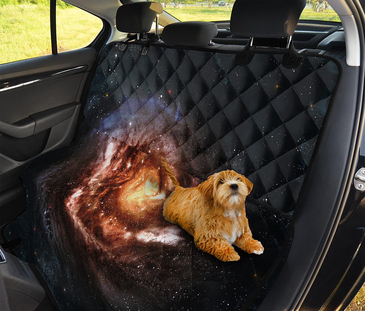 Milky Way Universe Print Pet Car Back Seat Cover