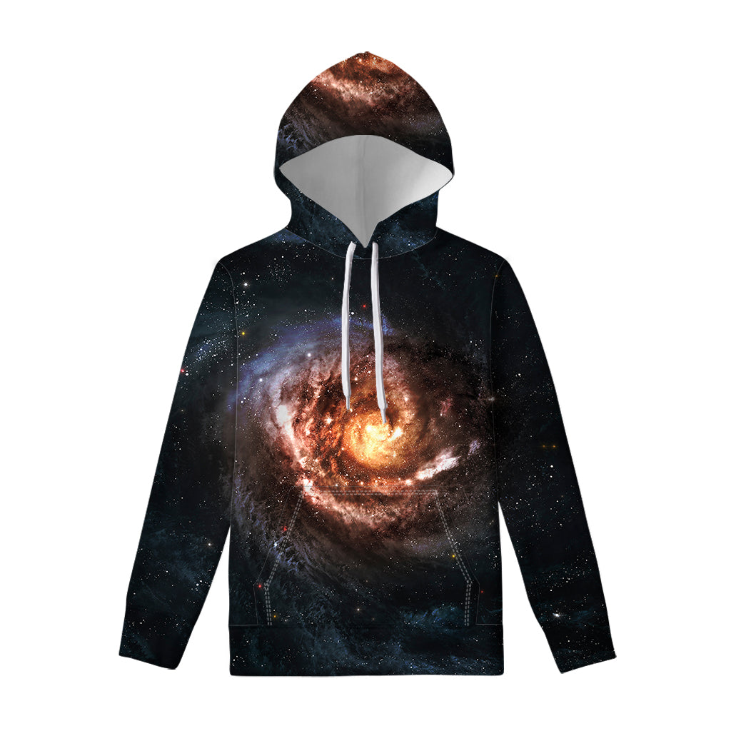Milky Way Universe Print Pullover Hoodie