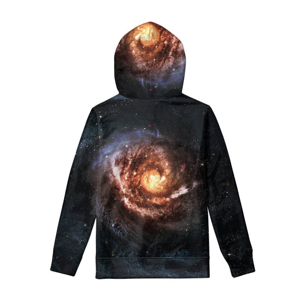 Milky Way Universe Print Pullover Hoodie
