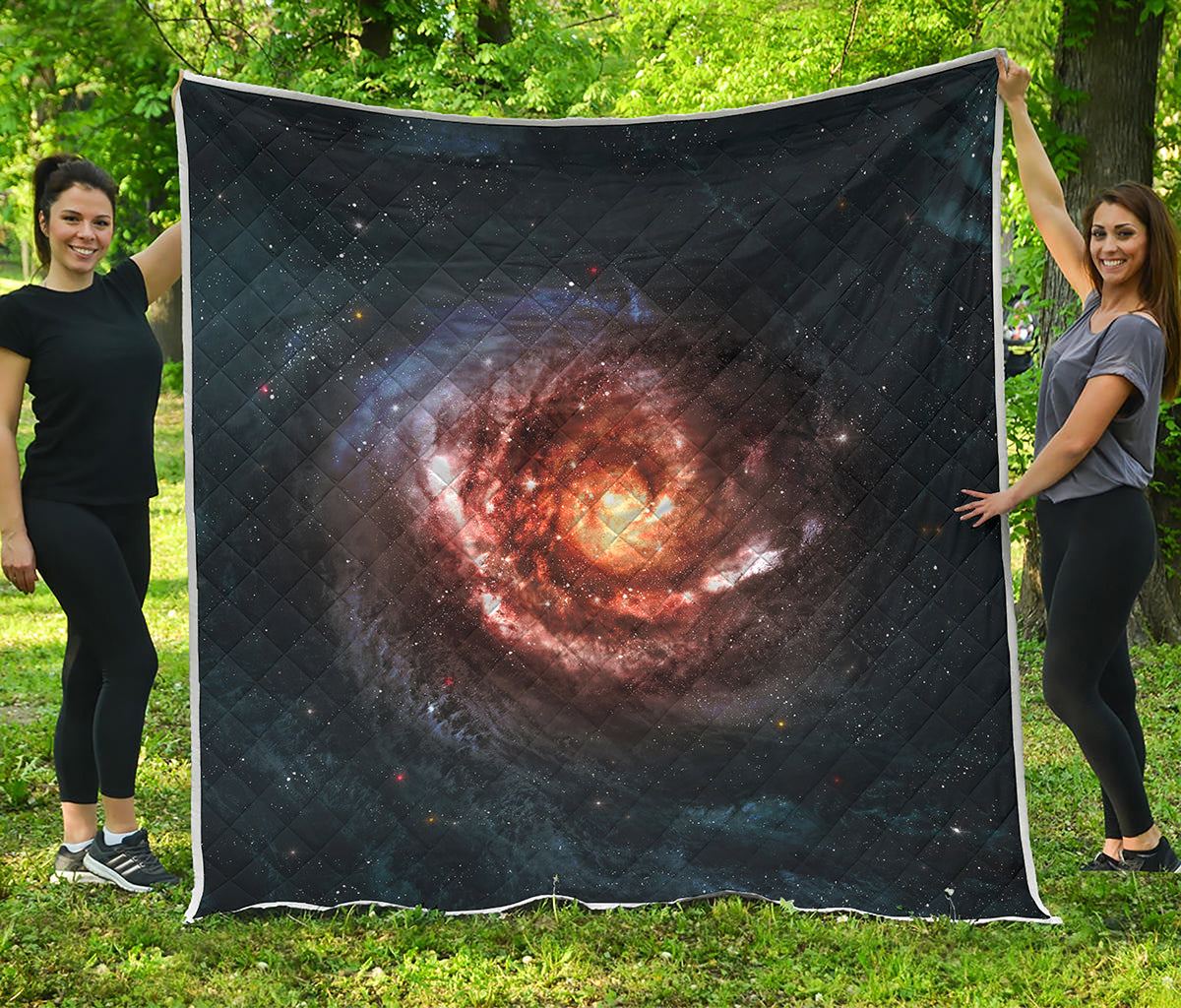 Milky Way Universe Print Quilt