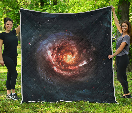 Milky Way Universe Print Quilt