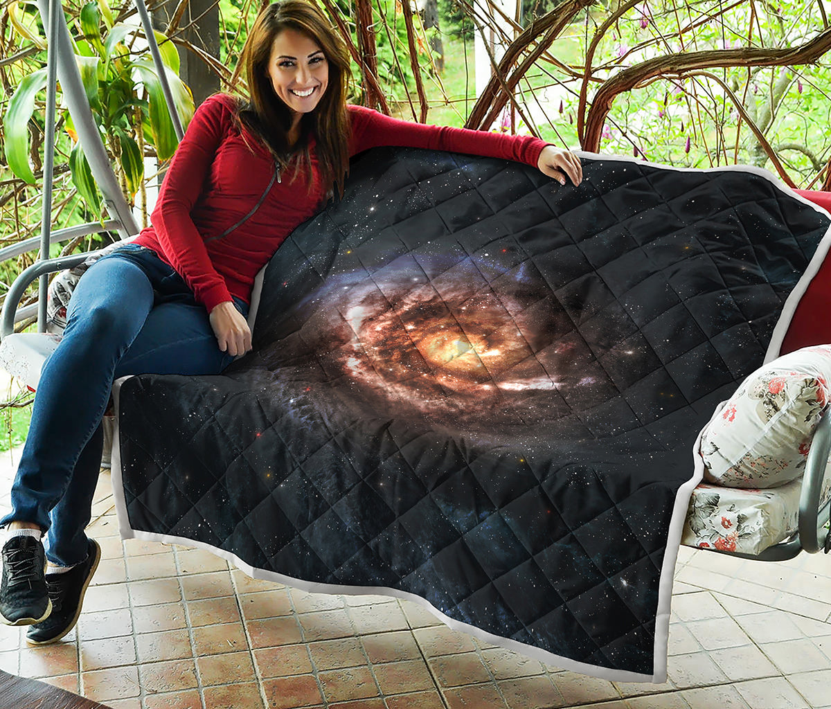 Milky Way Universe Print Quilt