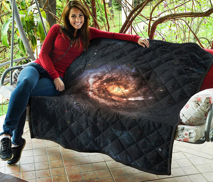 Milky Way Universe Print Quilt