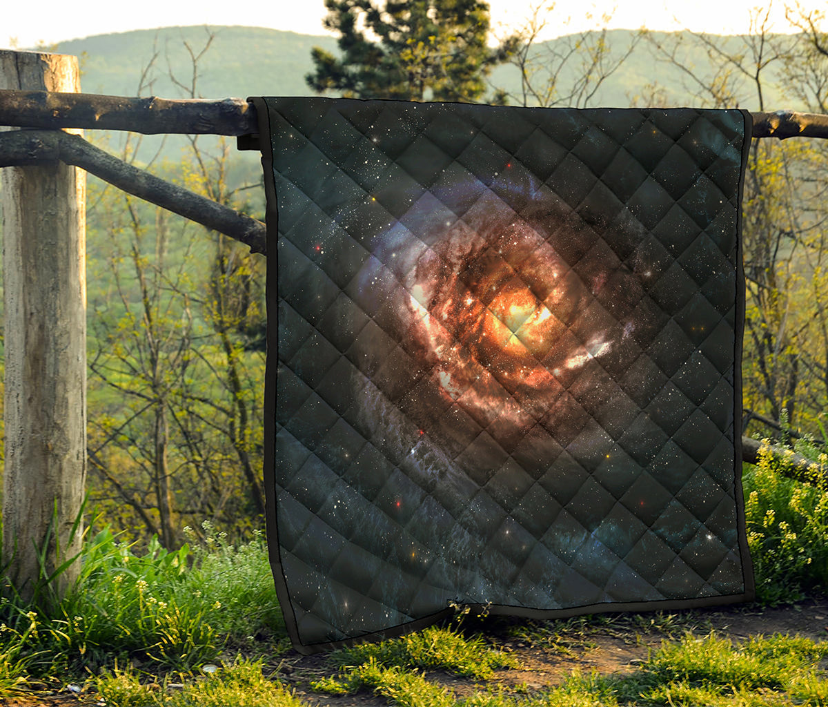Milky Way Universe Print Quilt