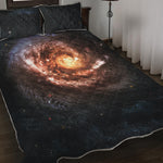 Milky Way Universe Print Quilt Bed Set