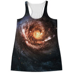Milky Way Universe Print Women's Racerback Tank Top