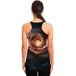 Milky Way Universe Print Women's Racerback Tank Top