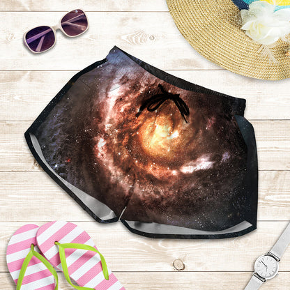 Milky Way Universe Print Women's Shorts
