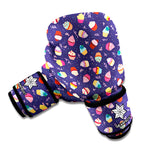 Mini Cupcake Pattern Print Boxing Gloves