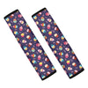 Mini Cupcake Pattern Print Car Seat Belt Covers