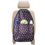Mini Cupcake Pattern Print Car Seat Organizers