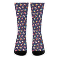 Mini Cupcake Pattern Print Crew Socks