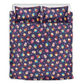 Mini Cupcake Pattern Print Duvet Cover Bedding Set