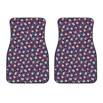 Mini Cupcake Pattern Print Front Car Floor Mats