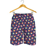 Mini Cupcake Pattern Print Men's Shorts