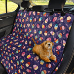 Mini Cupcake Pattern Print Pet Car Back Seat Cover