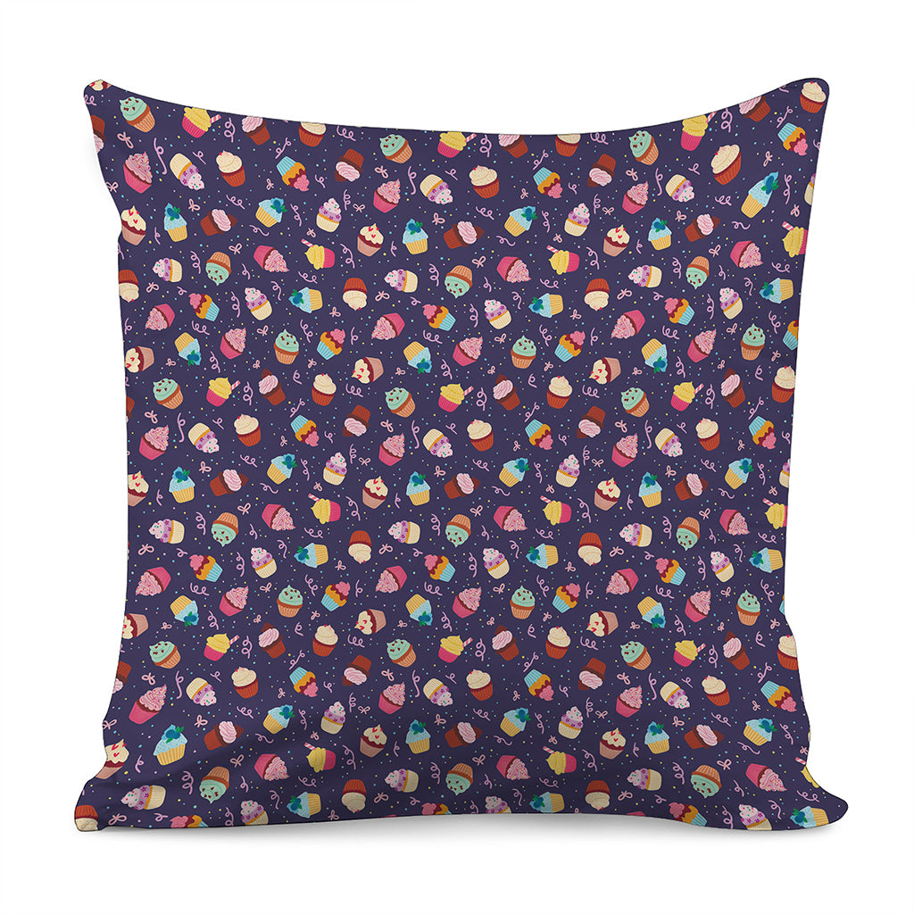 Mini Cupcake Pattern Print Pillow Cover