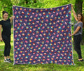 Mini Cupcake Pattern Print Quilt