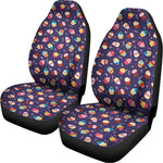 Mini Cupcake Pattern Print Universal Fit Car Seat Covers