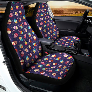 Mini Cupcake Pattern Print Universal Fit Car Seat Covers