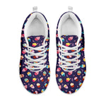 Mini Cupcake Pattern Print White Sneakers