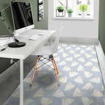 Mini Rabbit Pattern Print Area Rug