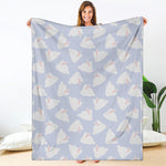 Mini Rabbit Pattern Print Blanket
