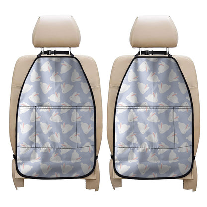 Mini Rabbit Pattern Print Car Seat Organizers
