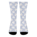 Mini Rabbit Pattern Print Crew Socks