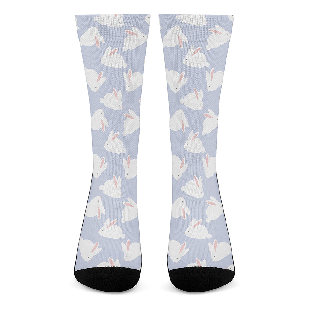 Mini Rabbit Pattern Print Crew Socks