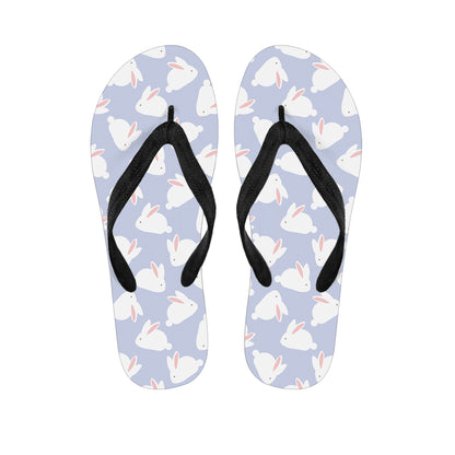 Mini Rabbit Pattern Print Flip Flops