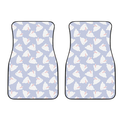 Mini Rabbit Pattern Print Front Car Floor Mats