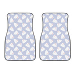Mini Rabbit Pattern Print Front Car Floor Mats