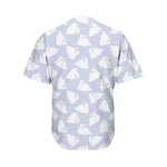 Mini Rabbit Pattern Print Men's Baseball Jersey