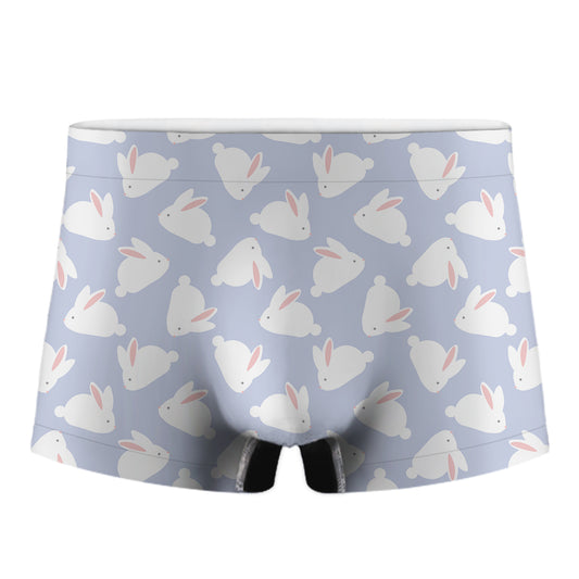 Mini Rabbit Pattern Print Men's Boxer Briefs