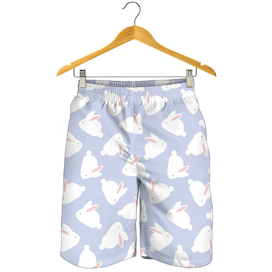 Mini Rabbit Pattern Print Men's Shorts