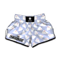 Mini Rabbit Pattern Print Muay Thai Boxing Shorts