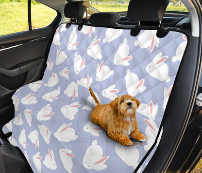 Mini Rabbit Pattern Print Pet Car Back Seat Cover