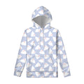 Mini Rabbit Pattern Print Pullover Hoodie