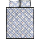 Mini Rabbit Pattern Print Quilt Bed Set