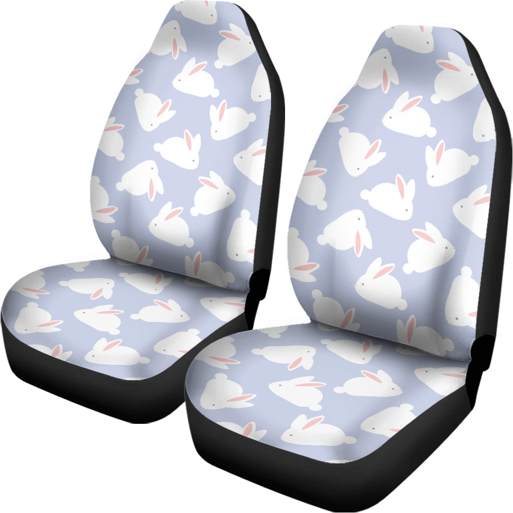 Mini Rabbit Pattern Print Universal Fit Car Seat Covers