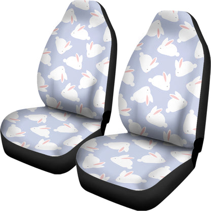Mini Rabbit Pattern Print Universal Fit Car Seat Covers