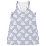 Mini Rabbit Pattern Print Women's Racerback Tank Top