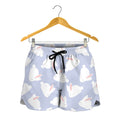 Mini Rabbit Pattern Print Women's Shorts